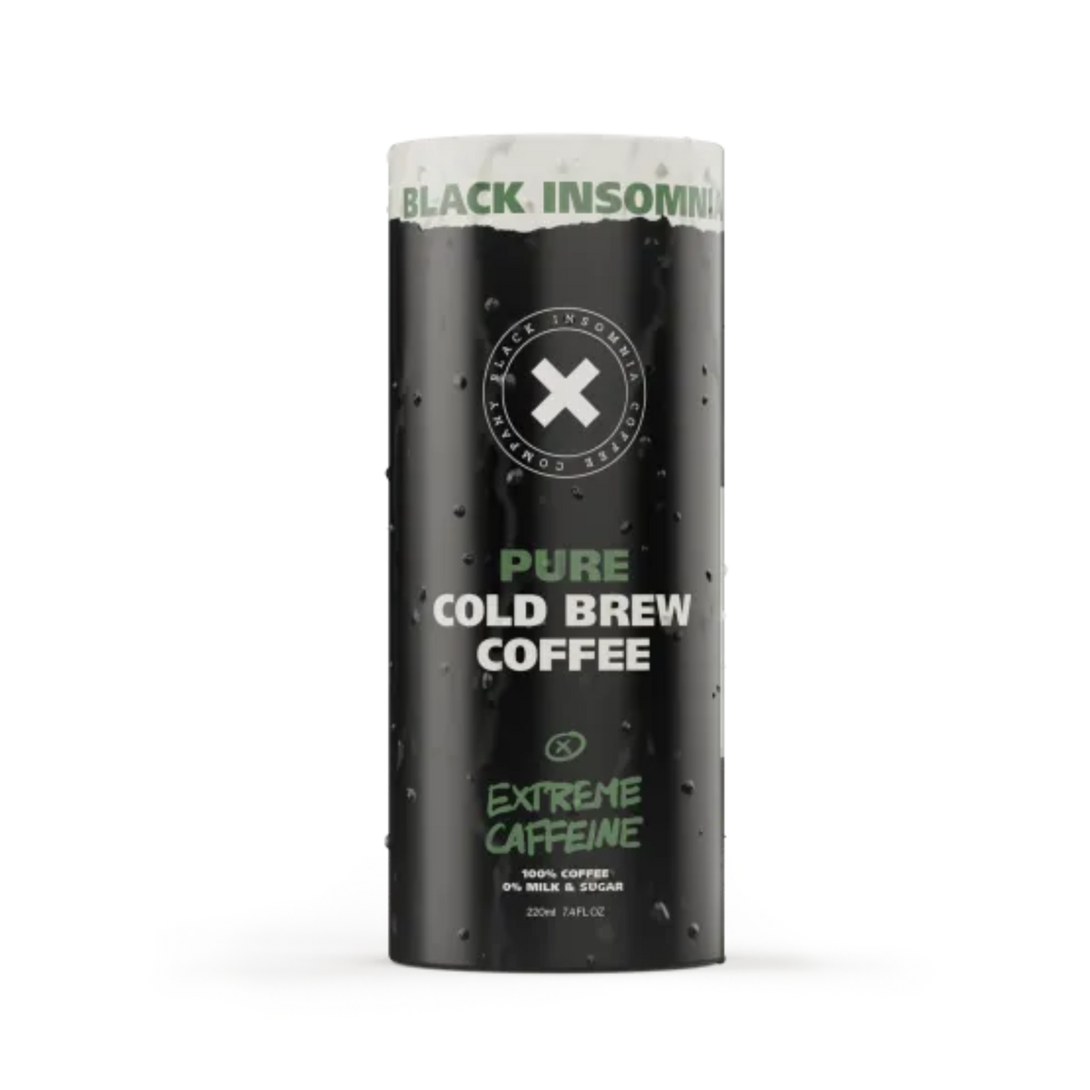 Black Insomnia Coffee Extreme Caffeine Ready To Drink Pure Cold Brew - 7.4 Fl Oz - #tag1# - #tag2#