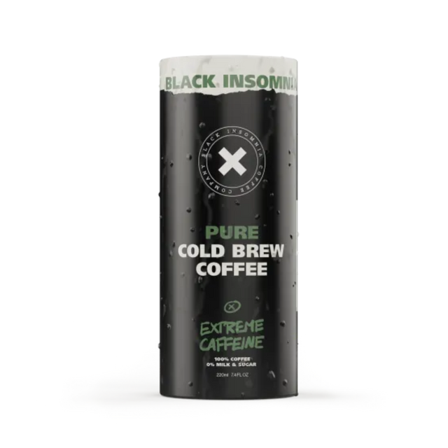 Black Insomnia Coffee Extreme Caffeine Ready To Drink Pure Cold Brew - 7.4 Fl Oz - #tag1# - #tag2#