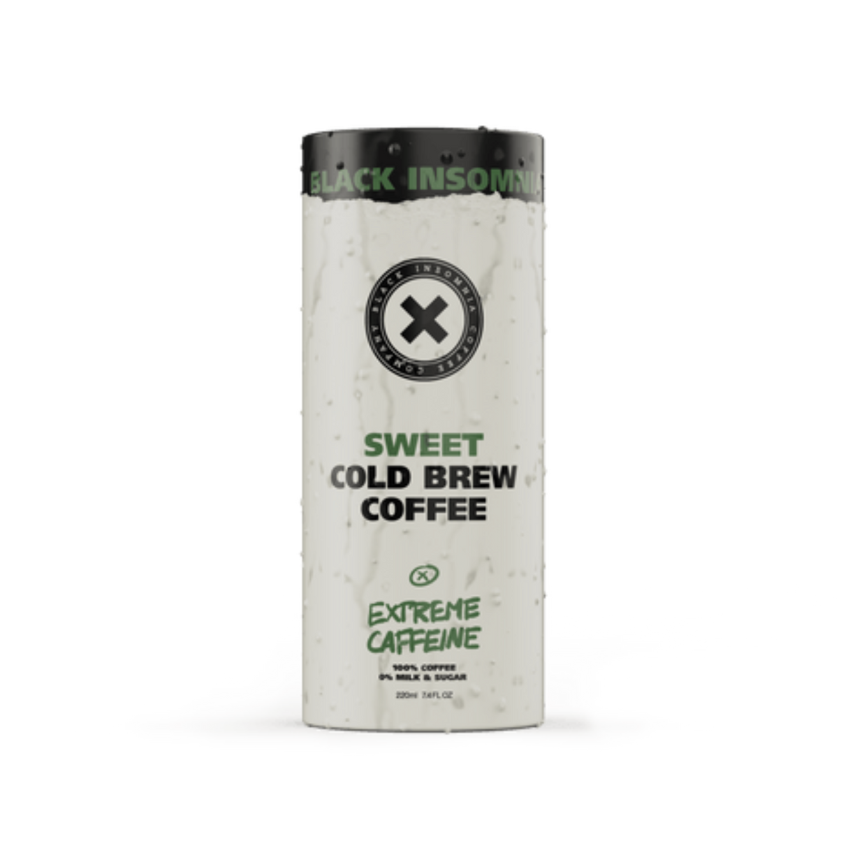 Black Insomnia Coffee Extreme Caffeine Ready To Drink Sweet Cold Brew - 7.4 oz - #tag1# - #tag2#
