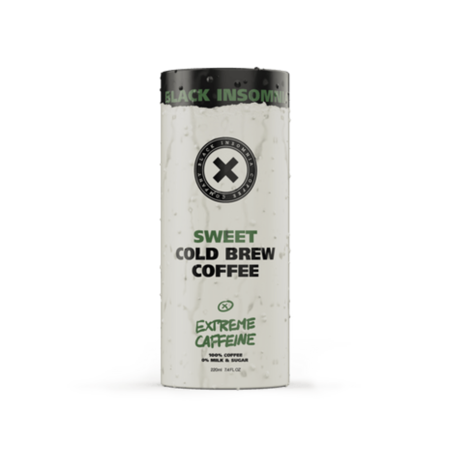 Black Insomnia Coffee Extreme Caffeine Ready To Drink Sweet Cold Brew - 7.4 oz - #tag1# - #tag2#