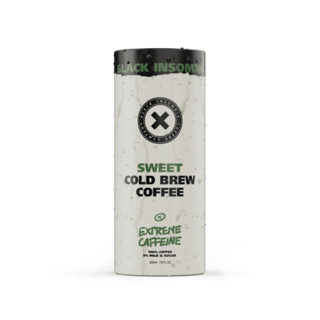 Black Insomnia Coffee Extreme Caffeine Ready To Drink Sweet Cold Brew - 7.4 oz - #tag1# - #tag2#