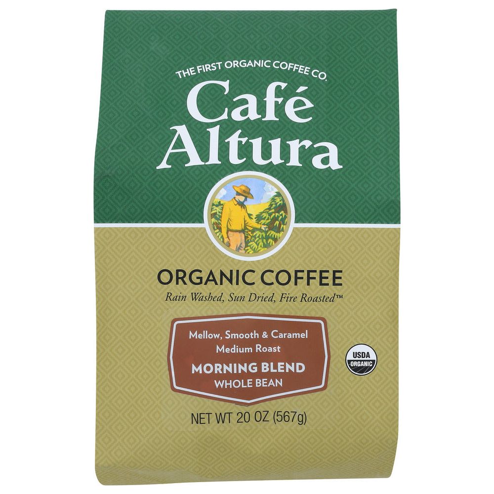 CAFE ALTURA: Organic Morning Blend Whole Bean Coffee, 1.25 lb - #tag1# - #tag2#