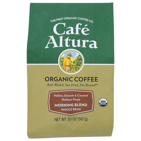 CAFE ALTURA: Organic Morning Blend Whole Bean Coffee, 1.25 lb - #tag1# - #tag2#