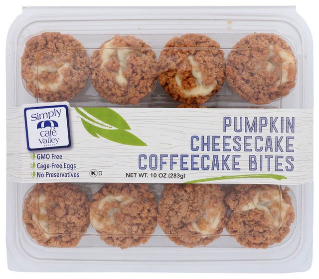 CAFE VALLEY: Cake Coffee Bites Pmpkin, 12 pk - #tag1# - #tag2#