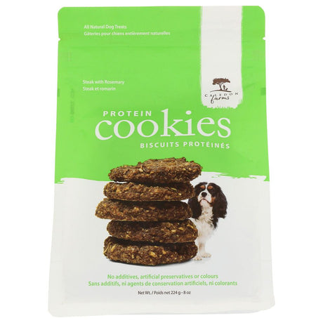 CALEDON FARMS: Cookie Dog Steak Rosemary, 8 OZ - #tag1# - #tag2#