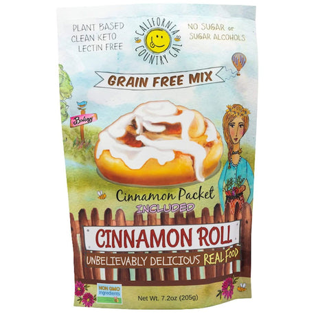 CALIFORNIA COUNTRY GAL: Cinnamon Roll Mix, 7.2 oz - #tag1# - #tag2#