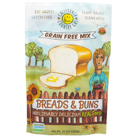CALIFORNIA COUNTRY GAL: Keto Breads & Buns Mix, 10.2 oz - #tag1# - #tag2#