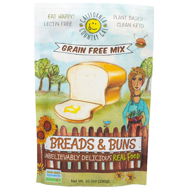 CALIFORNIA COUNTRY GAL: Keto Breads & Buns Mix, 10.2 oz - #tag1# - #tag2#