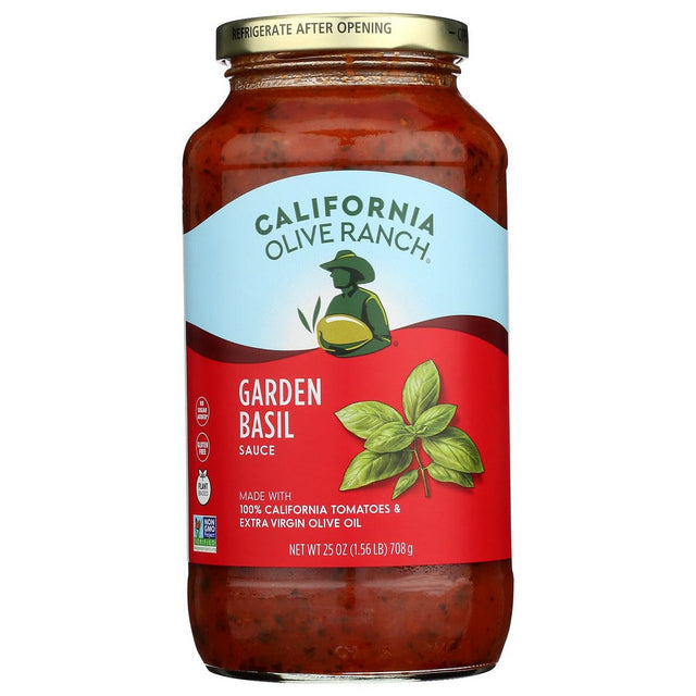 CALIFORNIA OLIVE RANCH: Sauce Pasta Grdn Basil, 25 OZ - #tag1# - #tag2#