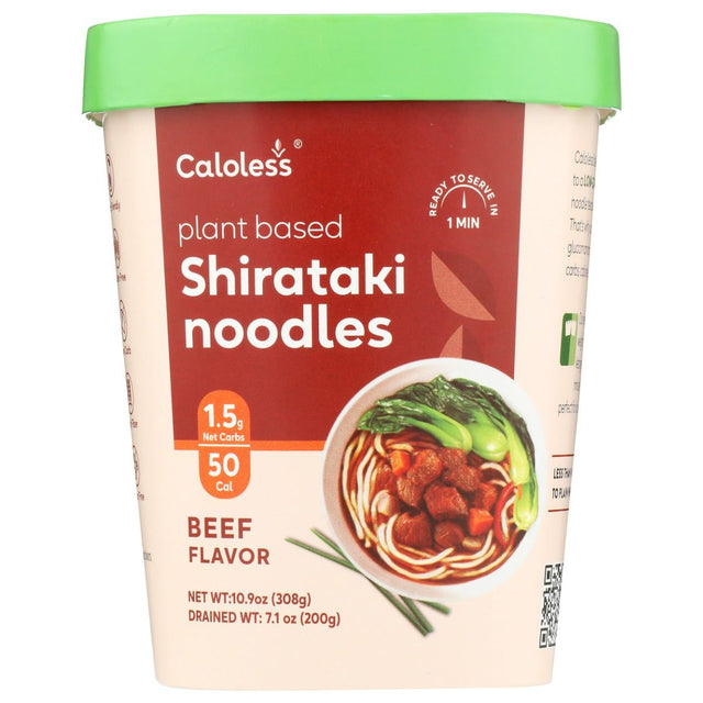 CALOLESS: Shirataki Cup Noodles Beef Flavor, 10.9 oz - #tag1# - #tag2#