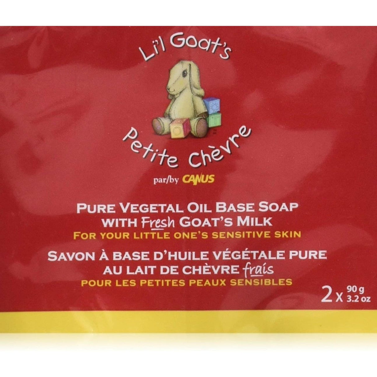 CANUS: Lil Goats Soap Bar 2pk, 6.4 oz - #tag1# - #tag2#