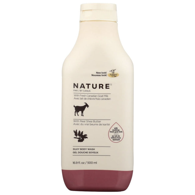 CANUS: Nature Shea Butter Silky Body Wash, 16.9 oz - #tag1# - #tag2#