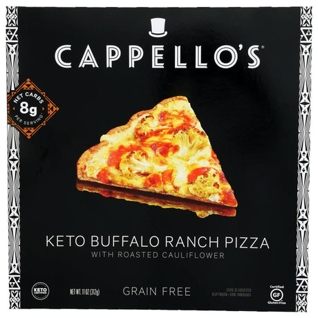 CAPPELLOS: Pizza Buffalo Ranch Keto, 11 oz - #tag1# - #tag2#