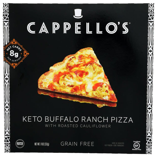 CAPPELLOS: Pizza Buffalo Ranch Keto, 11 oz - #tag1# - #tag2#
