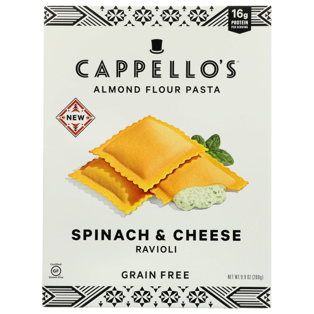 CAPPELLOS: Spinach Cheese Ravioli, 9.9 oz - #tag1# - #tag2#