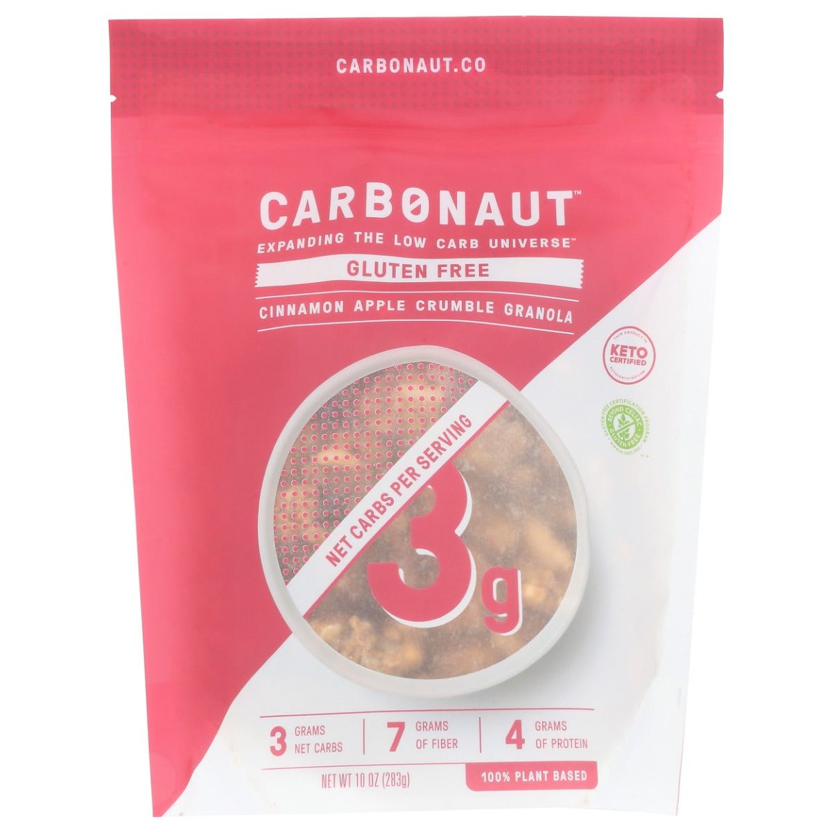 CARBONAUT: Crumble Granola Cinnamon Apple, 10 OZ - #tag1# - #tag2#