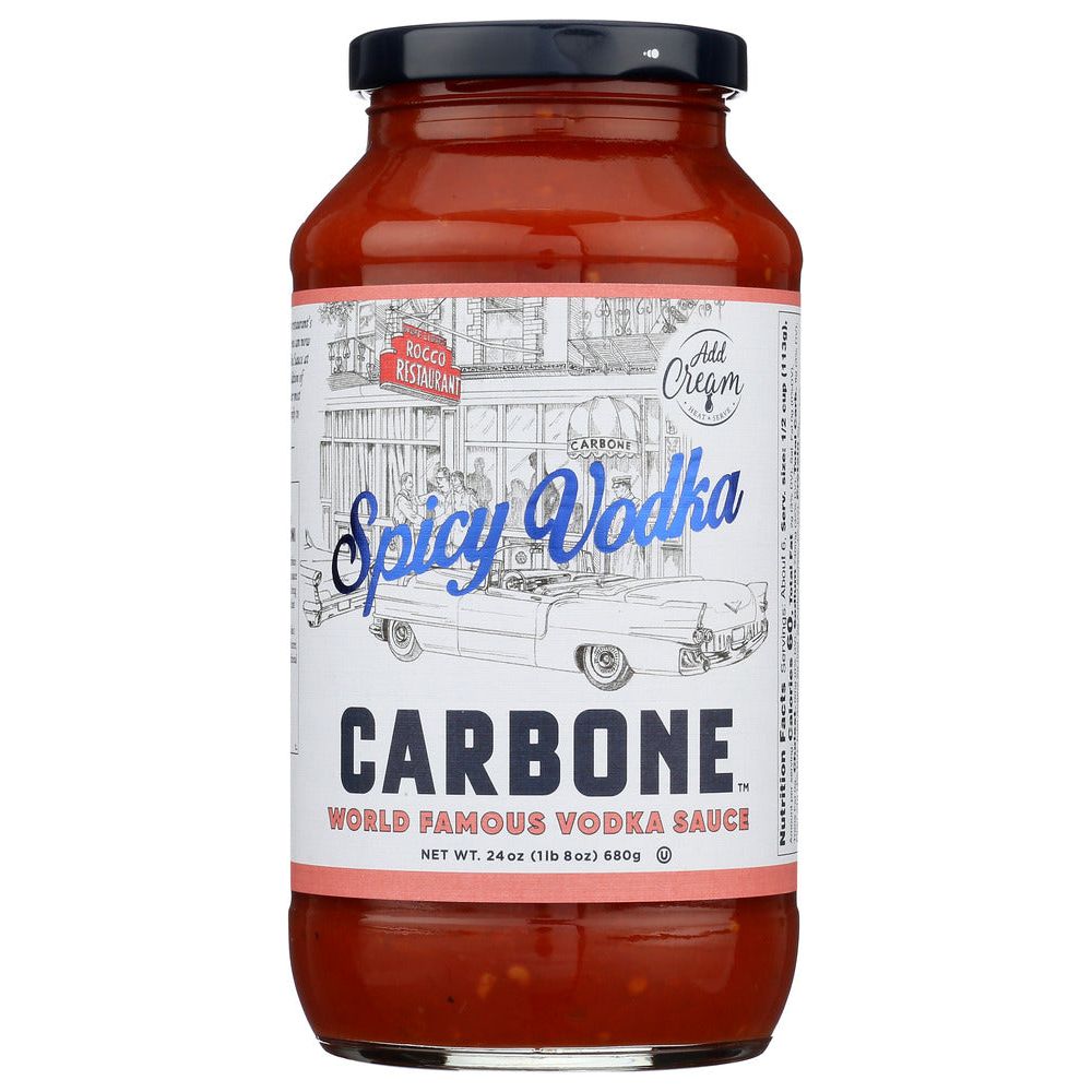 CARBONE: Spicy Vodka Pasta Sauce, 24 oz - #tag1# - #tag2#