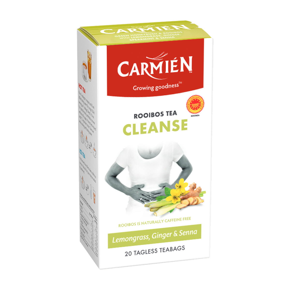 CARMIEN: Tea Cleanse Rooibos W Lmngrass, 20 BG - #tag1# - #tag2#