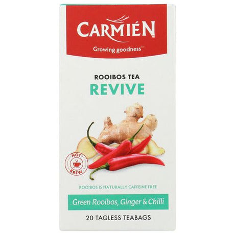 CARMIEN: Tea Revive Grn Rooibos Gingr &, 20 BG - #tag1# - #tag2#