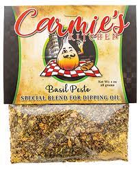 CARMIES KITCHEN: Oil Basil Pesto Dipping, 1 oz - #tag1# - #tag2#