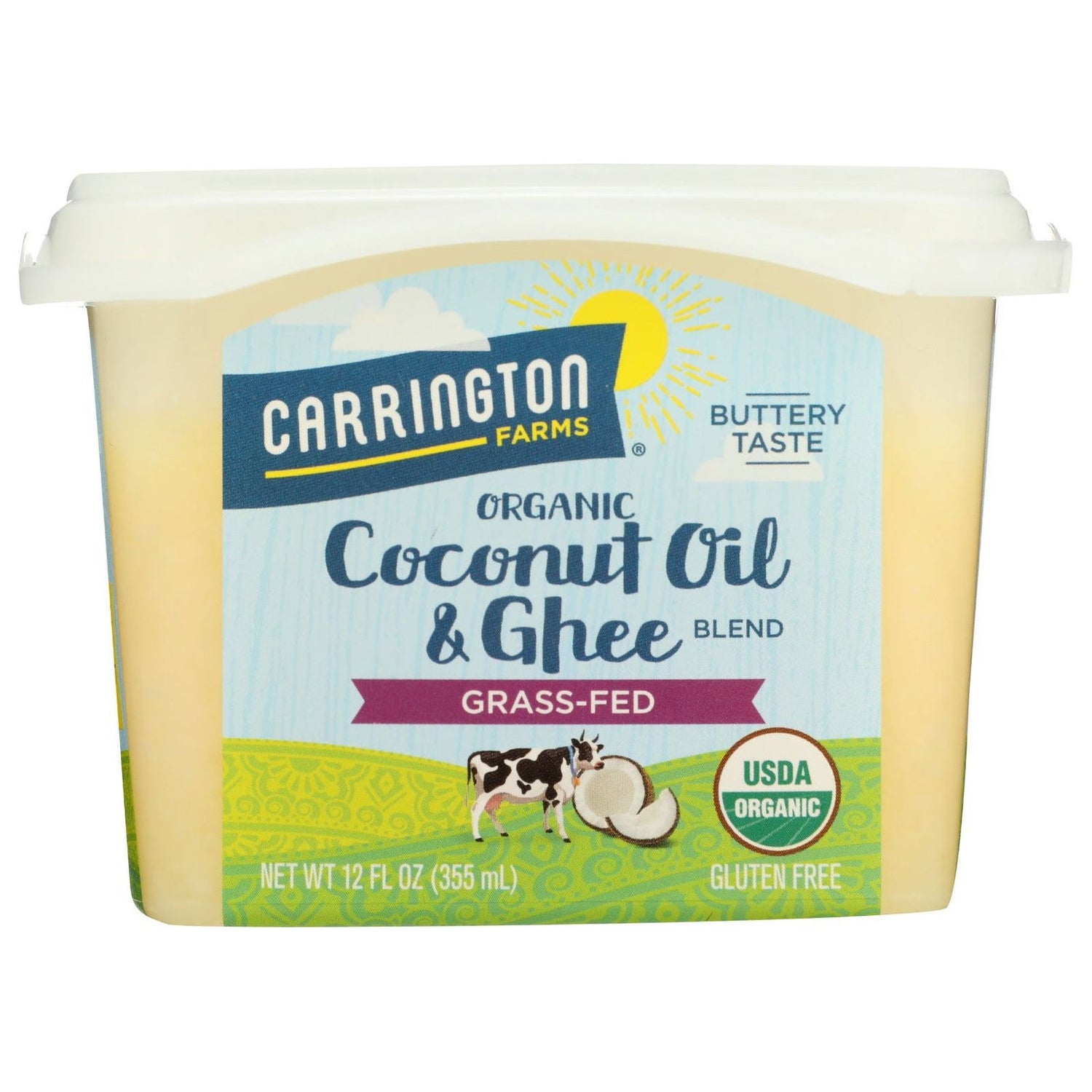 CARRINGTON FARMS: Coconut Oil and Ghee Organic, 12 oz - Sunshine Co Op. - #tag1# - #tag2# - #tag3# - #tag4#