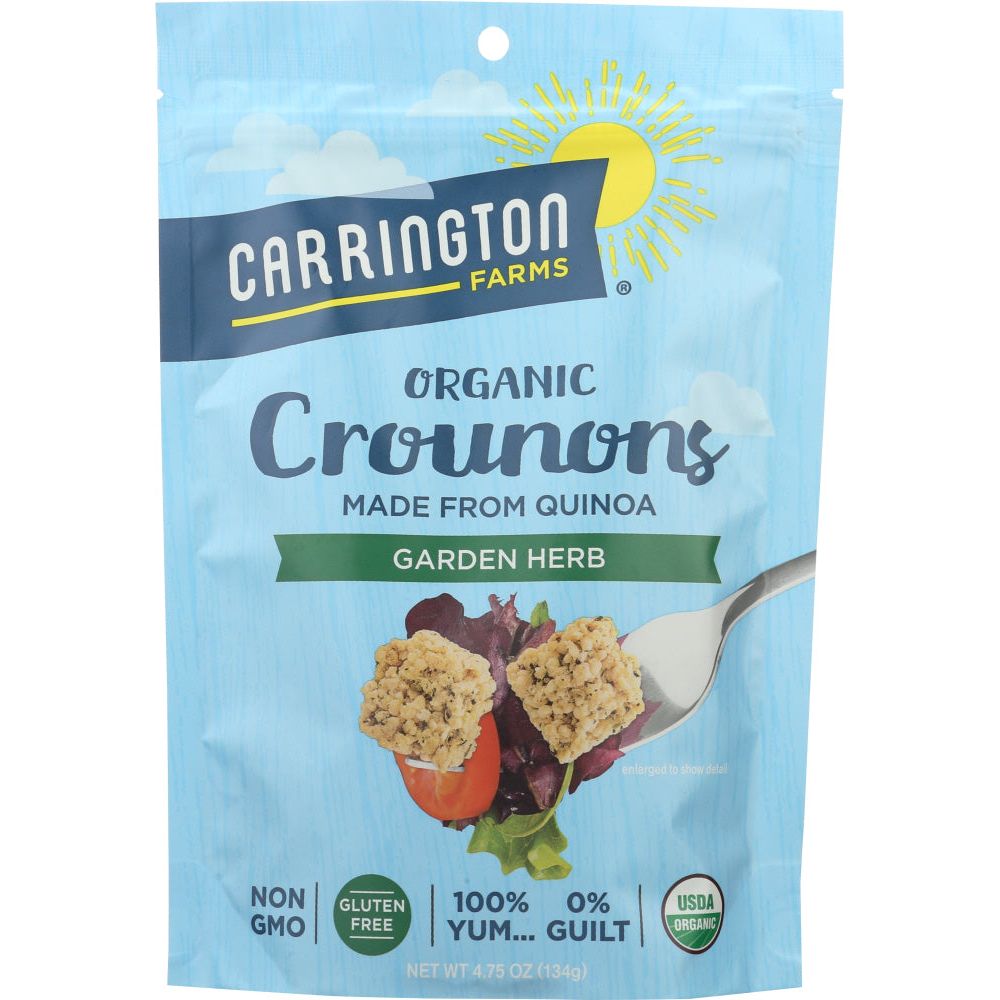 CARRINGTON FARMS: Organic Crounons Garden Herb, 4.75 oz - #tag1# - #tag2#