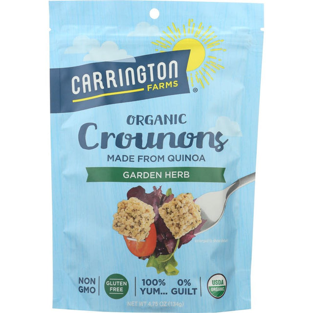 CARRINGTON FARMS: Organic Crounons Garden Herb, 4.75 oz - #tag1# - #tag2#