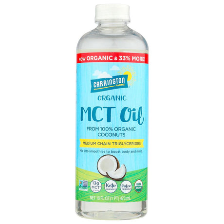 CARRINGTON FARMS: Organic MCT Oil, 16 oz - #tag1# - #tag2#