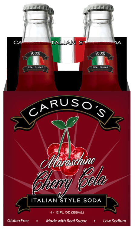 CARUSO: Maraschino Cherry Cola Soda 4Pack, 48 oz - #tag1# - #tag2#