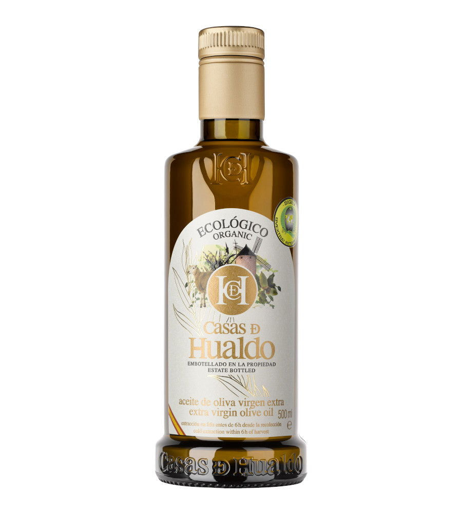 CASAS DE HUALDO: Organic Extra Virgin Olive Oil, 16.9 oz - #tag1# - #tag2#