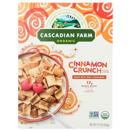 CASCADIAN FARM: Cinnamon Crunch Cereal, 9.2 oz - Sunshine Co Op. - #tag1# - #tag2# - #tag3# - #tag4#