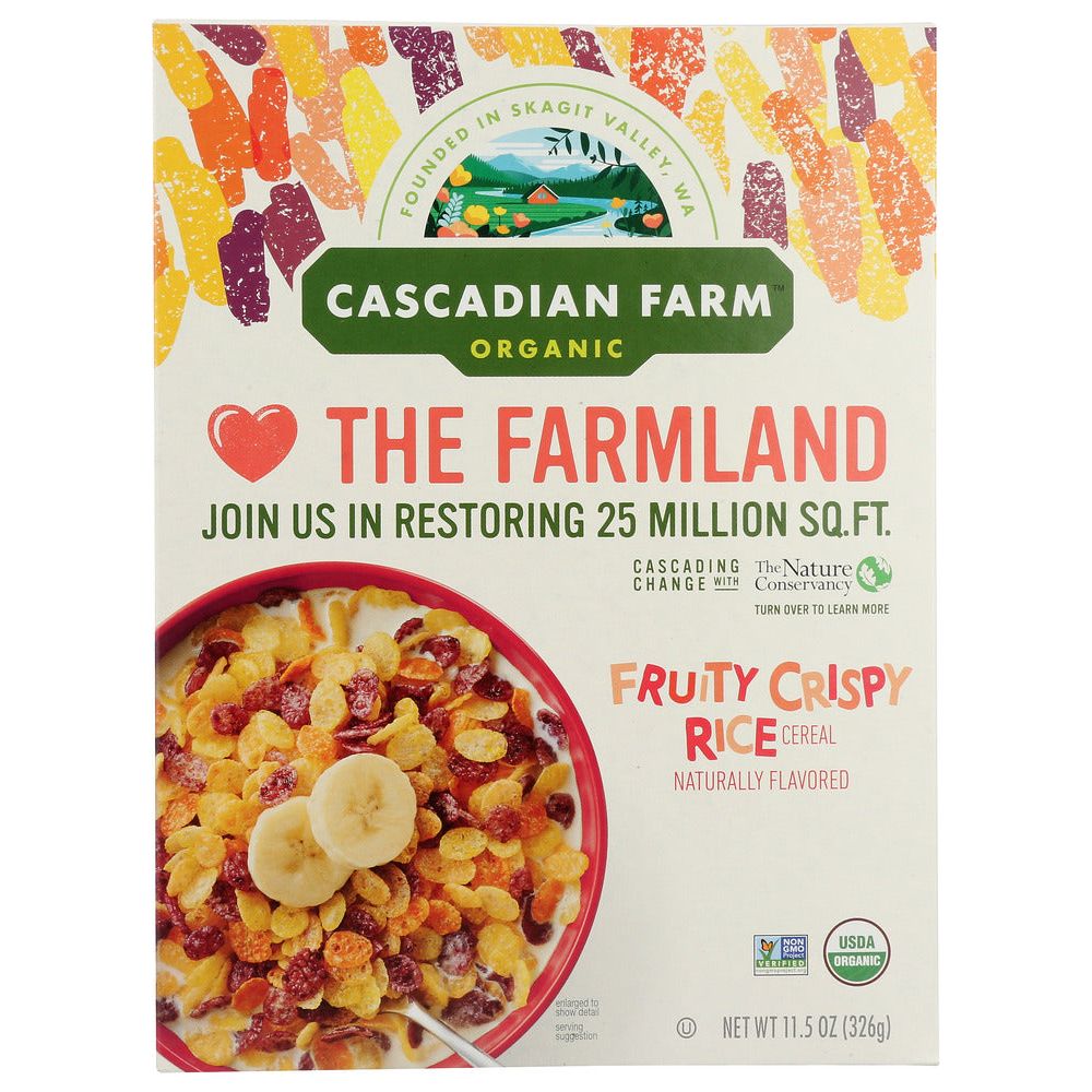 CASCADIAN FARM: Fruity Crispy Rice Cereal, 11.5 oz - #tag1# - #tag2#