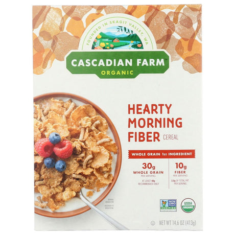 CASCADIAN FARM: Hearty Morning Fiber Cereal, 14.6 oz - Sunshine Co Op. - #tag1# - #tag2# - #tag3# - #tag4#