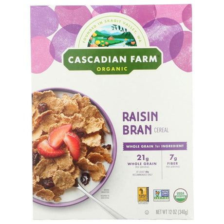 CASCADIAN FARM: Raisin Bran Cereal, 12 oz - Sunshine Co Op. - #tag1# - #tag2# - #tag3# - #tag4#
