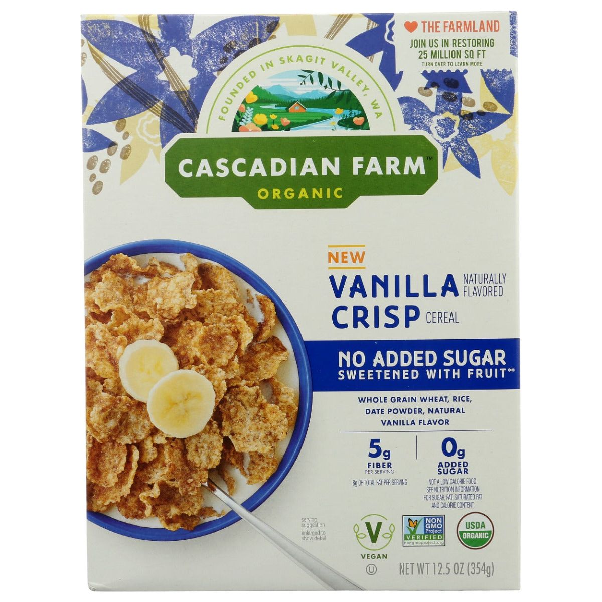 CASCADIAN FARM: Vanilla Crisp Cereal, 12.5 oz - #tag1# - #tag2#