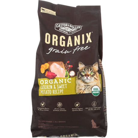 CASTOR & POLLUX: Cat Food Dry Organic Grain Free Chicken Sweet Potato, 6 lb - #tag1# - #tag2#