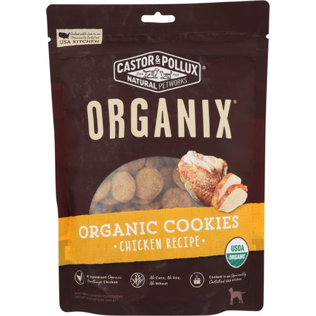 CASTOR & POLLUX: Organic Dog Cookies Chicken Flavor, 12 oz - #tag1# - #tag2#
