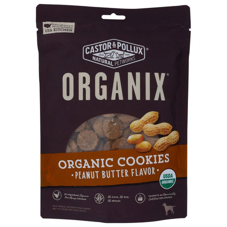 CASTOR & POLLUX: Organic Dog Cookies Peanut Butter, 12 oz - #tag1# - #tag2#