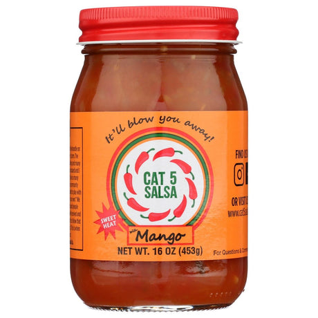 CAT 5 SALSA: Salsa Mango. 16 oz - #tag1# - #tag2#