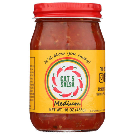 CAT 5 SALSA: Salsa Medium, 16 oz - #tag1# - #tag2#