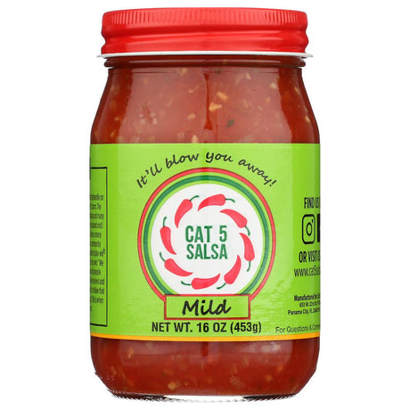 CAT 5 SALSA: Salsa Mild, 16 oz - #tag1# - #tag2#