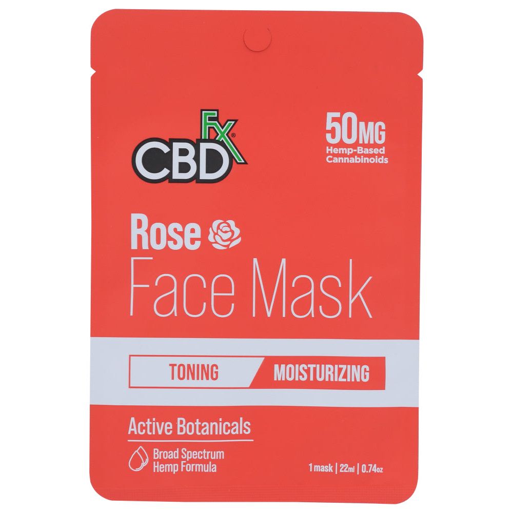 CBDFX: Rose Face Mask, 1 pc - #tag1# - #tag2#