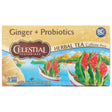 CELESTIAL SEASONINGS: Ginger Probiotic Herbal Tea, 20 bg - Sunshine Co Op. - #tag1# - #tag2# - #tag3# - #tag4#