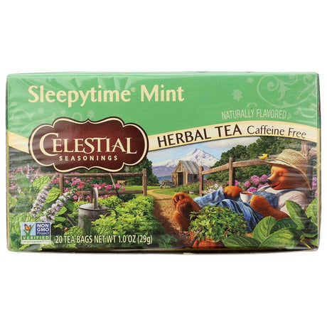 CELESTIAL SEASONINGS: Sleepytime Mint Tea, 20 bg - Sunshine Co Op. - #tag1# - #tag2# - #tag3# - #tag4#