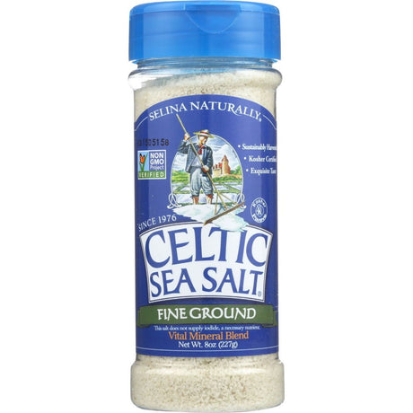 CELTIC: Sea Salt Fine Ground Shaker Jar, 8 oz - Sunshine Co Op. - #tag1# - #tag2# - #tag3# - #tag4#