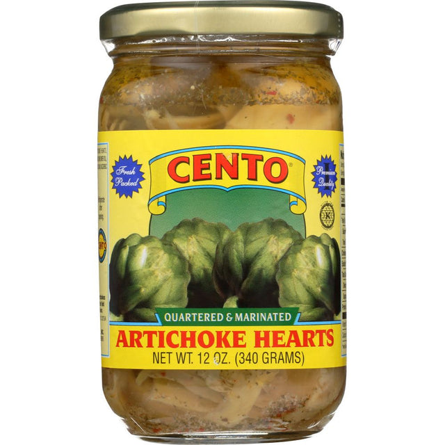 CENTO: Artichoke Hearts Quartered and Marinated, 12 oz - #tag1# - #tag2#