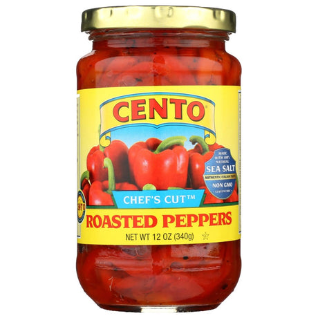 CENTO: Chefs Cut Roasted Peppers, 12 oz - #tag1# - #tag2#
