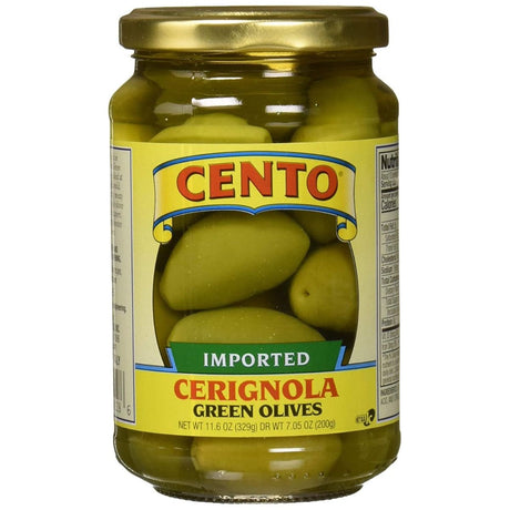 CENTO: Olives Green Cerignola, 11.6 oz - #tag1# - #tag2#