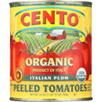 CENTO: Organic Italian Whole Peeled Tomatoes, 28 oz - #tag1# - #tag2#