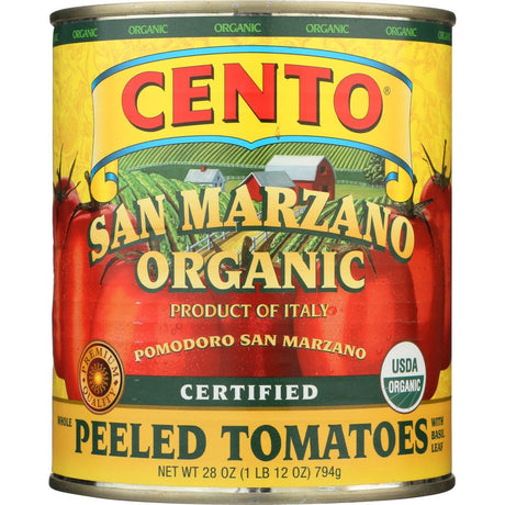 CENTO: San Marzano Organic Peeled Tomatoes, 28 oz - #tag1# - #tag2#
